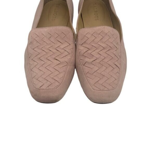 Talbots Pink Woven Loafers - Picture 2 of 7